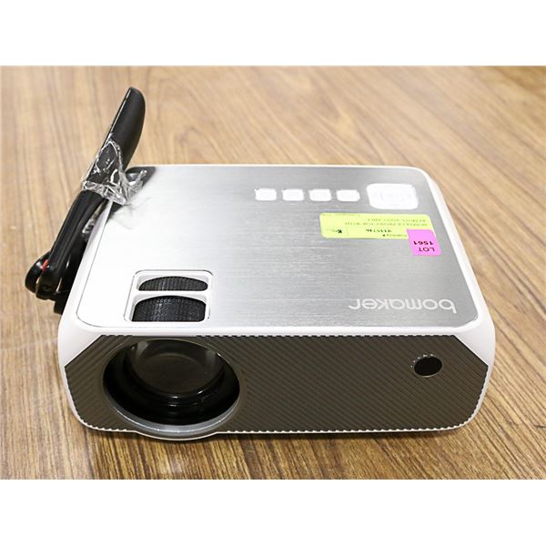 BOMAKER PROJECTOR WITH REMOTE AND CABLE