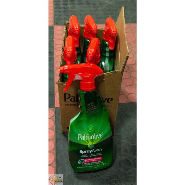 ULTRA PALMOLIVE DISH SPRAY SOAP CASE LOT 6