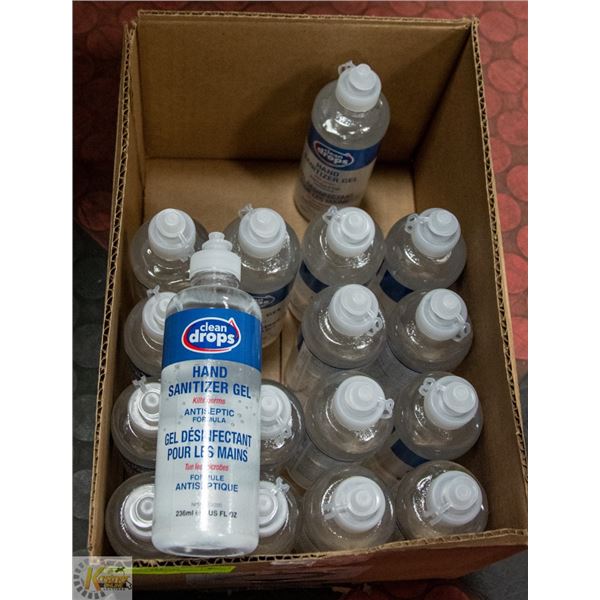 CLEAN DROPS HAND SANITIZER LOT OF 17