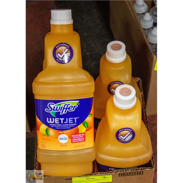 SWIFFER WET JET FEBREZE CITRUS CLEANER CASE OF 4