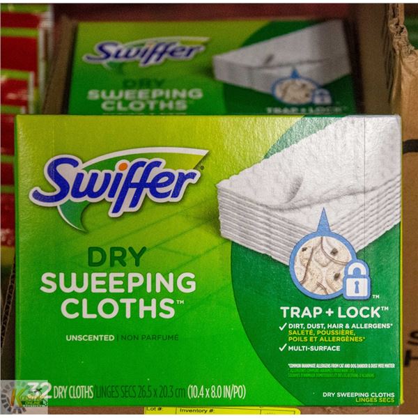 SWIFFER SWEEPER HEAVY DUTY CLOTHS LOT OF 2