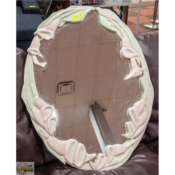 28'' X32'' HAND CARVED MIRROR