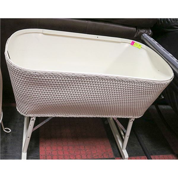 ANTIQUE DOLL PRAM / CRADLE, FOLDING LEGS