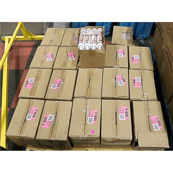 A PALLET OF LATEX CAULKING