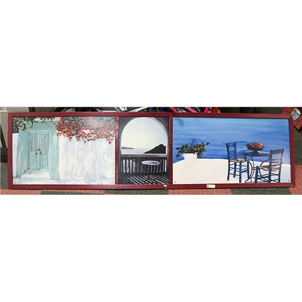 LARGE 5 PART VILLA PICTURE 7.5 FEET X 2 FEET