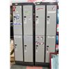 Image 1 : 2 BANKS OF 4 LOCKERS