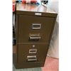 Image 1 : 2 DRAWER FILING CABINET 15 X 30 X 18-NO KEY