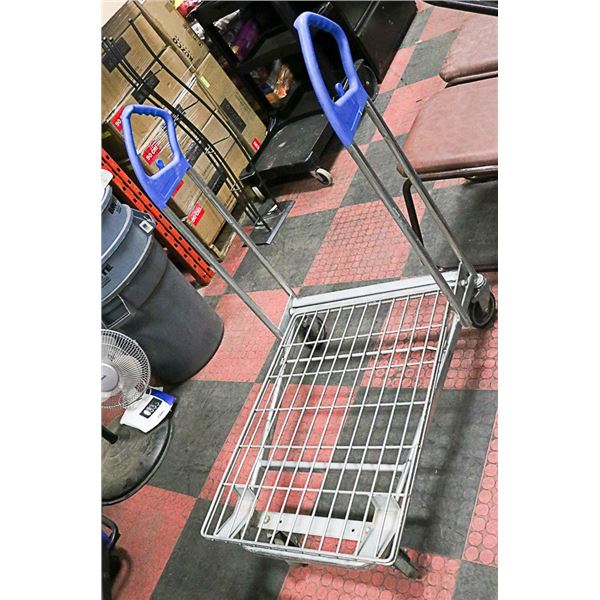 STAINLESS STEEL CART ON WHEELS -  HOLDS 400 LBS
