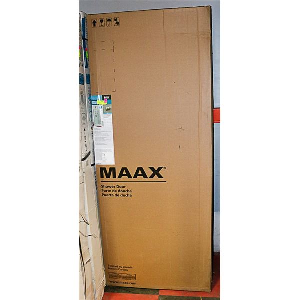 PIVOT 25-1/2"- 27-1/2" SHOWER DOOR GLASS CHROME