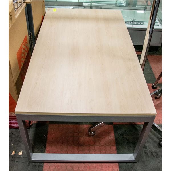 52" X 28" APPROX. COMMERCIAL STYLE TABLE
