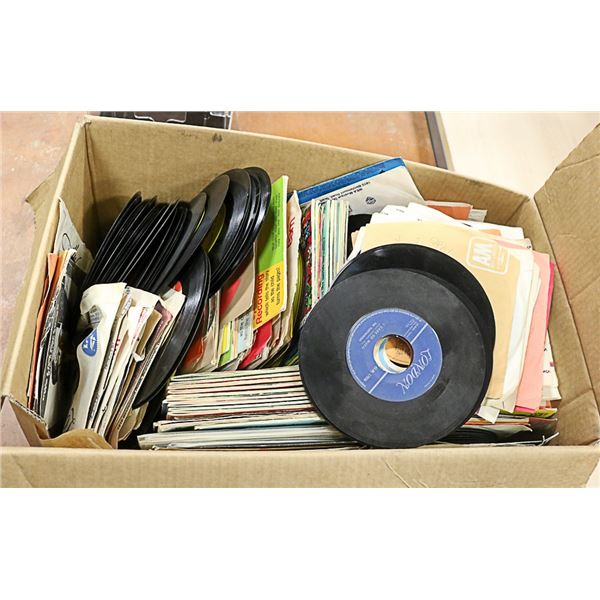 LOT OF APPROX 200 45 RPM RECORDS