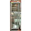 Image 1 : 66" X 20.5" GLASS AND MIRROR DISPLAY CABINET