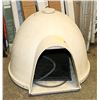 Image 1 : IGLOO STYLE DOG HOUSE COMES WITH HEATER