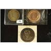 Image 2 : 3 ASSORTED TOKENS 2 ABRAHAM LINCOLN AND ONE