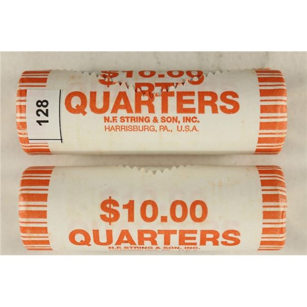 2-$10 ROLLS OF 2009-P GUAM QUARTERS BRILLIANT UNC