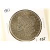 Image 1 : FANTASY CARVING ON 1897 REPLICA MORGAN DOLLAR