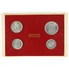 Image 1 : 1953 VATICAN 4 COIN MINT SET, ORIGINAL MINT
