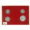 Image 2 : 1953 VATICAN 4 COIN MINT SET, ORIGINAL MINT