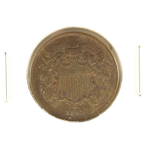 1865 US TWO CENT PIECE (FINE)