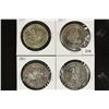 Image 1 : 4 ASSORTED CANADA TRADE DOLLARS BRILLIANT UNC