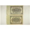 Image 2 : 2 PIECES OF 1922 GERMAN 50,000 MARKS