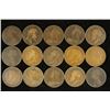 Image 2 : 15 ASSORTED GREAT BRITAIN PENNIES 1863-1919