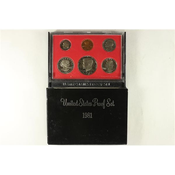 1981 US PROOF SET (WITH BOX)
