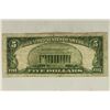 Image 2 : 1934-A $5 SILVER CERTIFICATE NORTH AFRICA YELLOW
