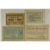 Image 2 : 4 ASSORTED GERMAN NOTGELDS 2-10 & 2-20 HELLERS