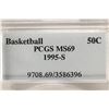 Image 3 : 1995-S BASKETBALL COMMEMORATIVE HALF DOLLAR PCGS