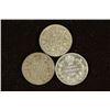 Image 1 : 1917, 1918 AND 1919 CANADA SILVER 10 CENTS