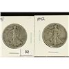 Image 1 : 1941 & 1942 WALKING LIBERTY HALF DOLLARS