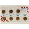 Image 1 : 1982-7 VARIETIES LINCOLN CENT SET (UNC)