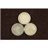 Image 2 : 1912, 1914 & 1917 CANADA SILVER 5 CENTS