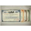 Image 1 : 4 VINTAGE STOCK CERTIFICATES THE BALTIMORE AND