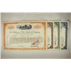 Image 2 : 4 VINTAGE STOCK CERTIFICATES THE BALTIMORE AND