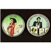 Image 1 : 2-ELVIS PRESLEY COLORIZED KENNEDY HALF DOLLARS