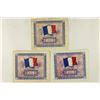 Image 2 : SERIES 1944 FRANCE 2, 5 & 10 FRANCS MILITARY