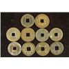 Image 2 : 10 VINTAGE CHINA CASH COINS