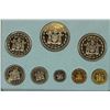 Image 2 : 1975 BELIZE 8 COIN PROOF SET ORIGINAL MINT PACKAGE
