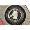 Image 2 : 2005 CANADA GOLDEN ROSE STERLING SILVER 50 CENT