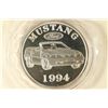 Image 1 : 1 TROY OZ .999 FINE SILVER PROOF ROUND 1994