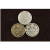 Image 1 : 1911, 1912 AND 1916 CANADA SILVER 10 CENTS