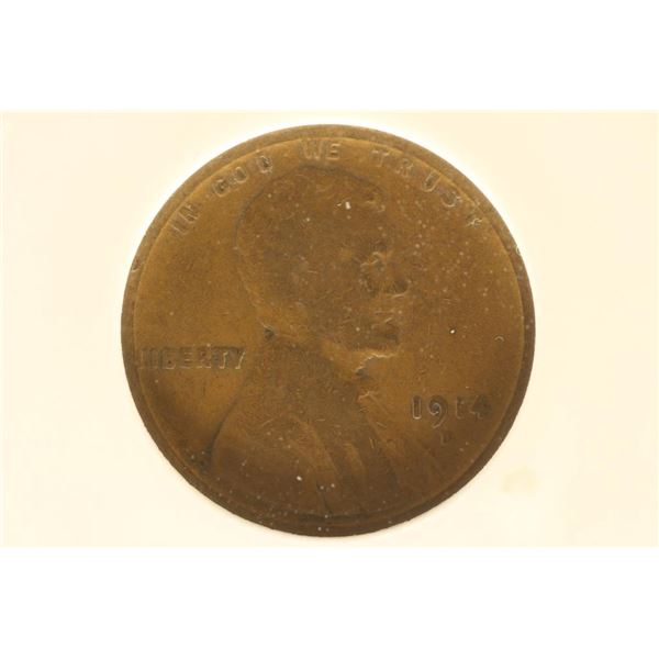 1914-D LINCOLN CENT KEY DATE ANACS G6