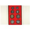 Image 1 : 1963/73-8 COIN BULGARIA SET TONED PROOFS