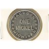 Image 1 : JACKSON PRISON GOOD FOR 5 CENTS PRISON TOKEN