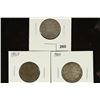 Image 1 : 1902, 1907 & 1909 CANADA SILVER 25 CENTS