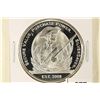 Image 1 : 1 TROY OZ .999 FINE SILVER PROOF ROUND  MASS METAL