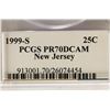 Image 3 : 1999-S NEW JERSEY QUARTER PCGS PR70 DCAM