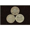 Image 1 : 1917-C, 1941-C & 1943-C NEWFOUNDLAND SILVER 10